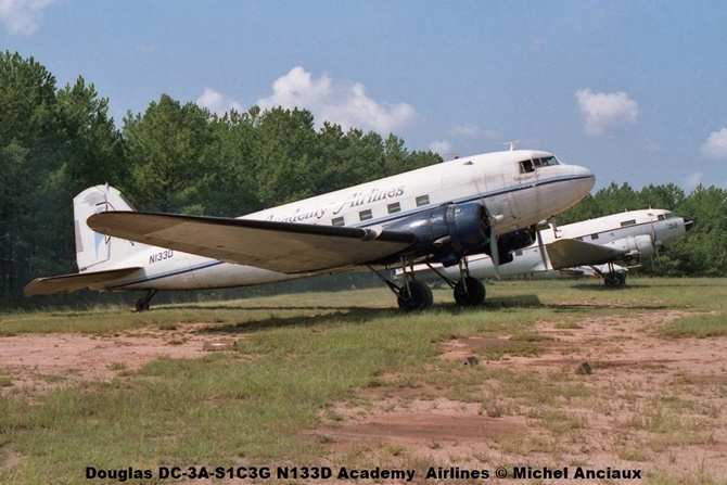 img0031 Douglas DC-3A-S1C3G N133D Academy Airlines © Michel Anciaux
